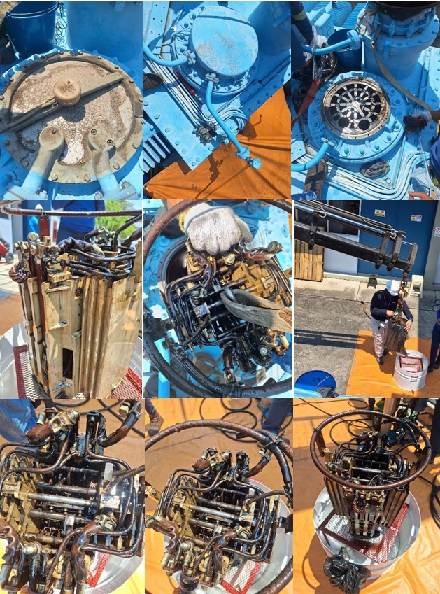 Oil circuit breaker repair: 115 KV @ 15 MVA transformer